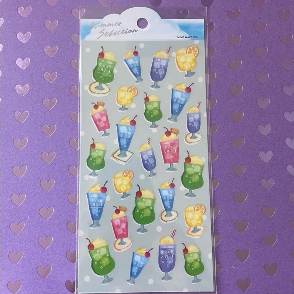 Mind wave Cream soda stickers